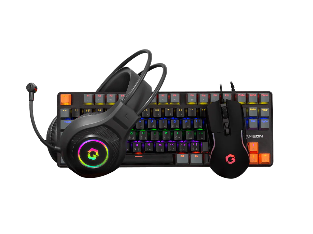 GAMEON Viper X RGB Gaming Bundle – Keyboard, Mouse, Headset & Pad | Qatar GAMEON Viper X RGB Gaming Bundle – Keyboard, Mouse, Headset & Pad | Qatar